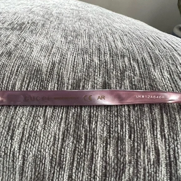 Gucci AR GG 0092S Pearlized Pink Sunglasses display picture 2